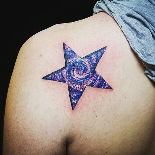 9 Wonderful Galaxy Tattoo Designs And Ideas