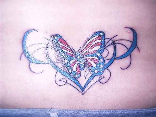 Top 15 Nationalistic &amp; Patriotic Flag Tattoo Designs