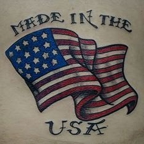 Top 15 Nationalistic &amp; Patriotic Flag Tattoo Designs