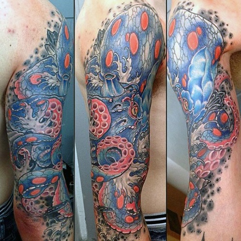 9 Beautiful and Vibrant Octopus Tattoo Designs