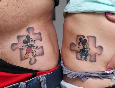 9 Best &amp; Hilarious Mickey and Minnie Mouse Tattoos