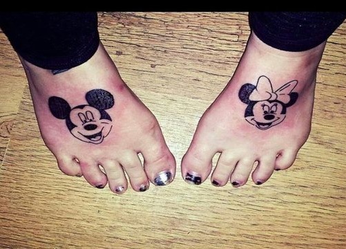 9 Best &amp; Hilarious Mickey and Minnie Mouse Tattoos