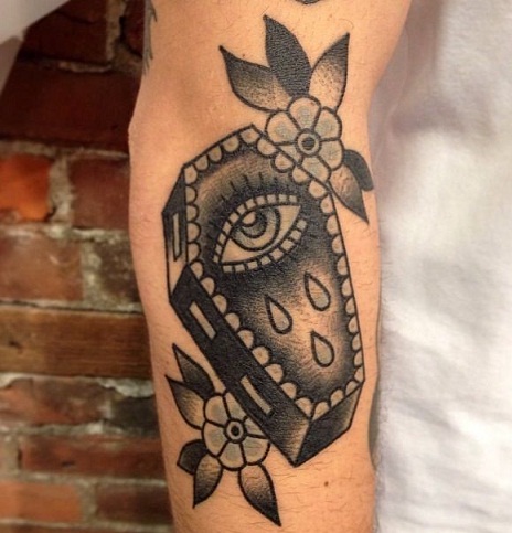 9 Stunning and Terrible Coffin Tattoo Designs | I Fashion Styles