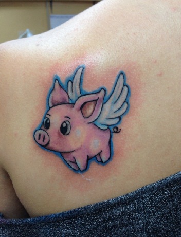 Top 9 Funny &amp; Rough Look Pig Tattoo Designs With Images