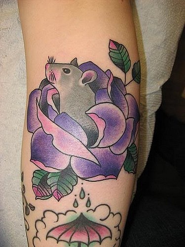 9 Cute And Amazing Rat Tattoo Designs | I Fashion Styles