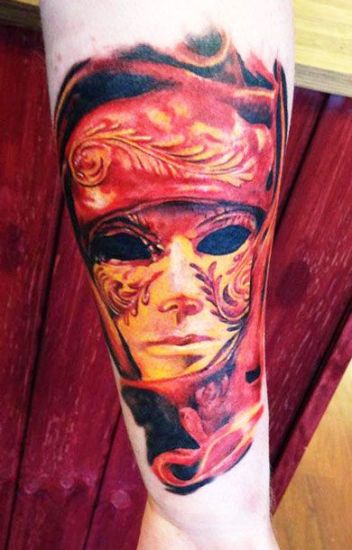 Top 9 Mask Tattoo Designs And Pictures | I Fashion Styles