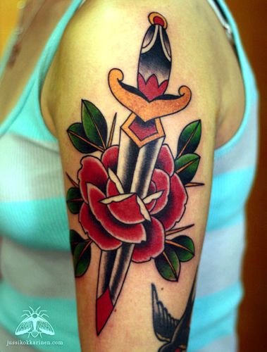 Top 9 Dagger Tattoo Designs And Pictures | I Fashion Styles