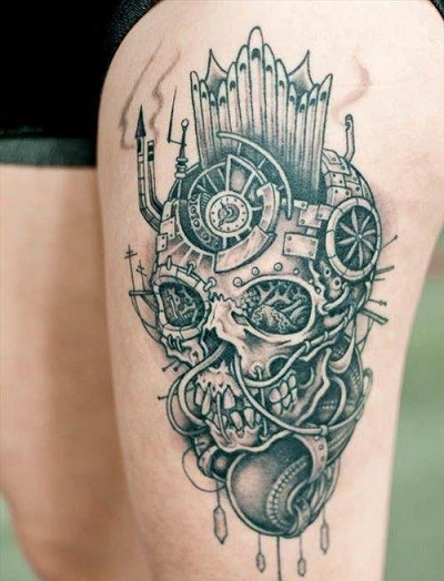 9 Amazing Biomechanical Tattoo Designs | I Fashion Styles