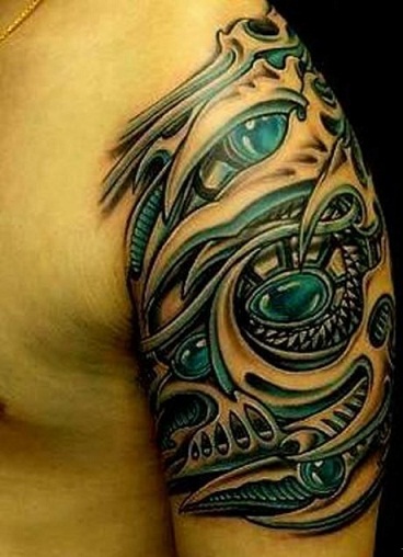9 Amazing Biomechanical Tattoo Designs | I Fashion Styles