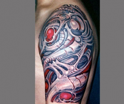 9 Amazing Biomechanical Tattoo Designs | I Fashion Styles