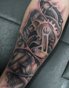 9 Amazing Biomechanical Tattoo Designs | I Fashion Styles