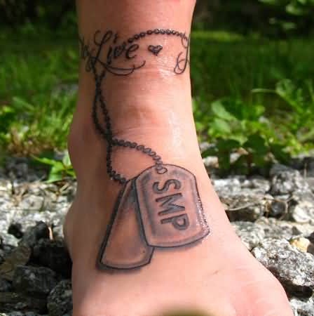 9 Unbelievable Dog Tag Tattoos With Images | I Fashion Styles