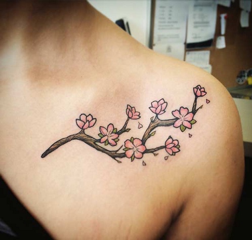 15+ Best Cherry Blossom Tattoo Designs With Meanings