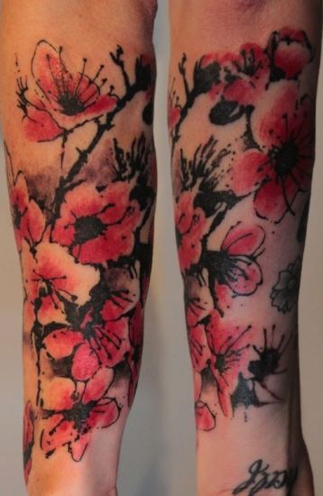 15+ Best Cherry Blossom Tattoo Designs With Meanings