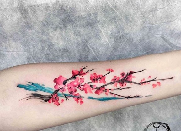15+ Best Cherry Blossom Tattoo Designs With Meanings