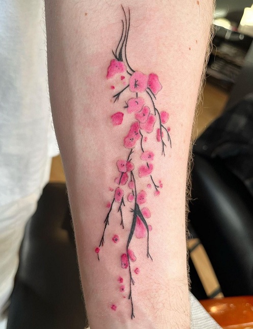 15+ Best Cherry Blossom Tattoo Designs With Meanings