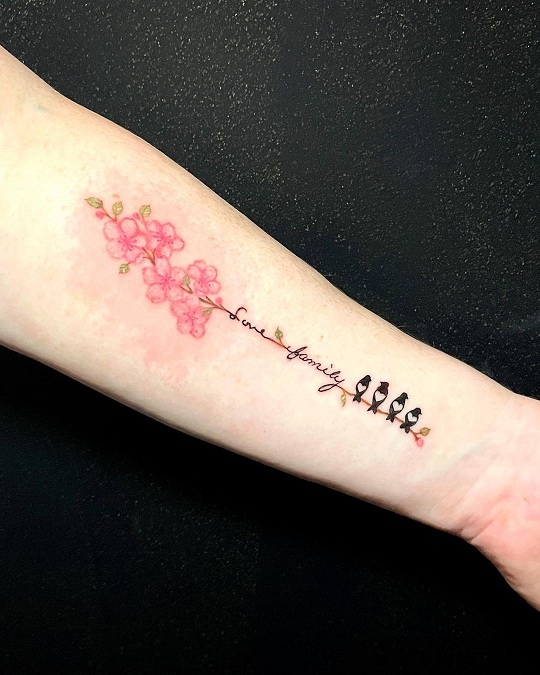 15+ Best Cherry Blossom Tattoo Designs With Meanings