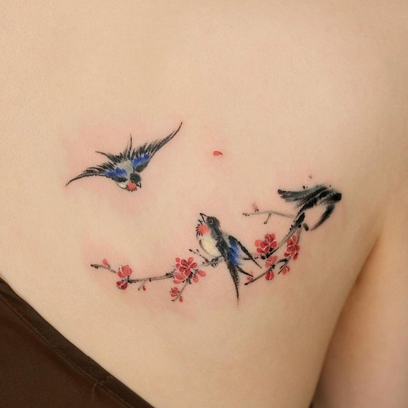 15+ Best Cherry Blossom Tattoo Designs With Meanings