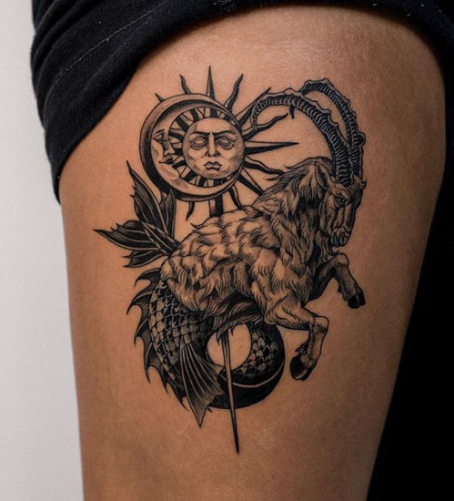 20+ Unique Capricorn Tattoo Designs and Ideas