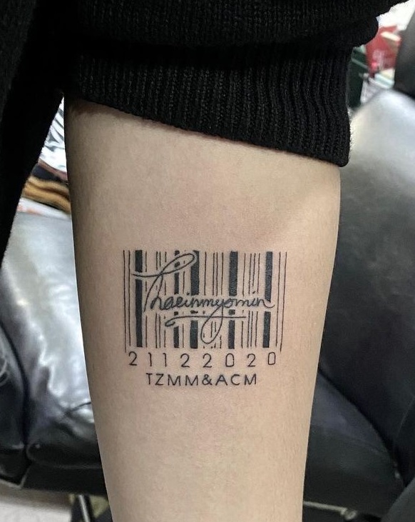 15 Best Barcode Tattoo Designs and Ideas | I Fashion Styles