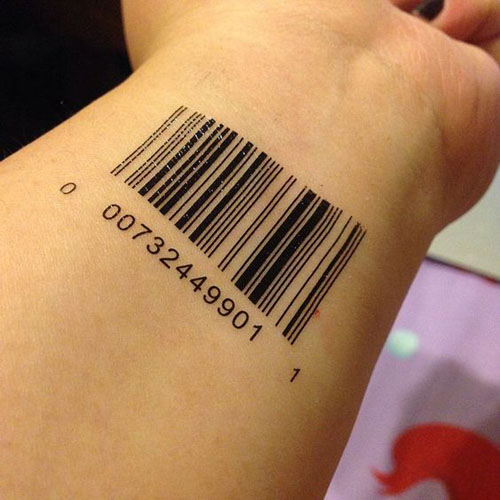 15 Best Barcode Tattoo Designs and Ideas | I Fashion Styles