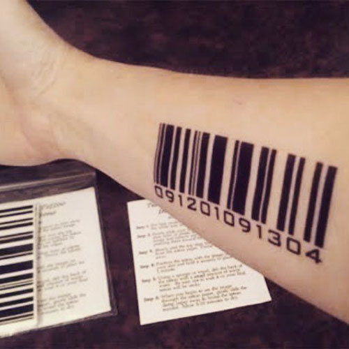 15 Best Barcode Tattoo Designs and Ideas | I Fashion Styles