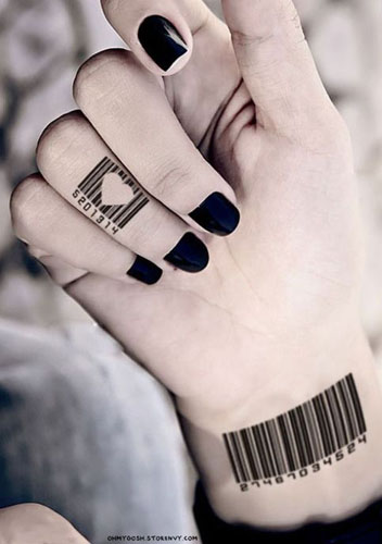 15 Best Barcode Tattoo Designs and Ideas | I Fashion Styles