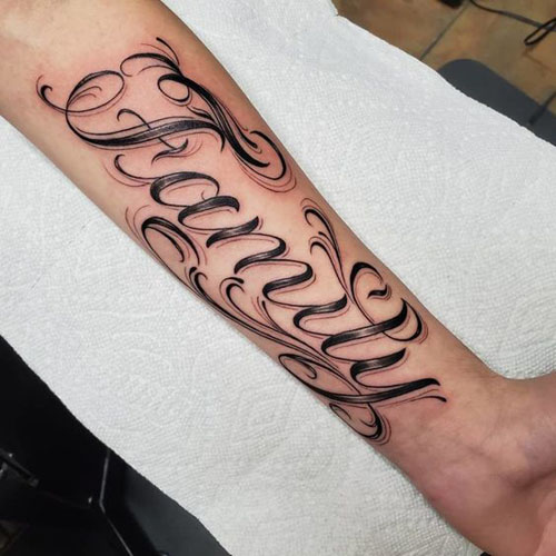 15+ Latest Tattoo Lettering Styles Designs and Fonts