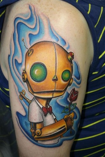 9 Mind-Blowing Robot Tattoo Designs and Ideas