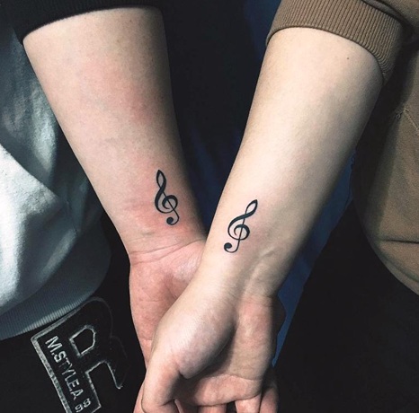 20 Most Beautiful Couple Tattoo Designs That You Love Forever