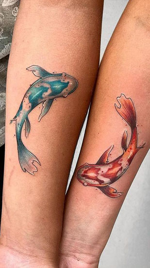 20 Most Beautiful Couple Tattoo Designs That You Love Forever