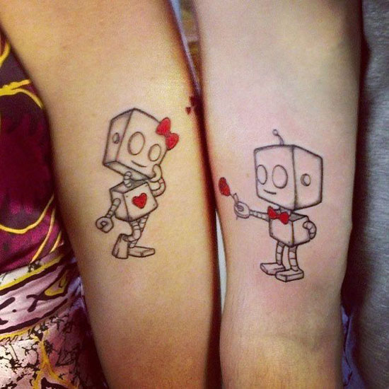 20 Most Beautiful Couple Tattoo Designs That You Love Forever