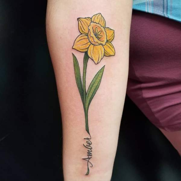 10 Beautiful Daffodil Tattoo Designs In 2023 | I Fashion Styles