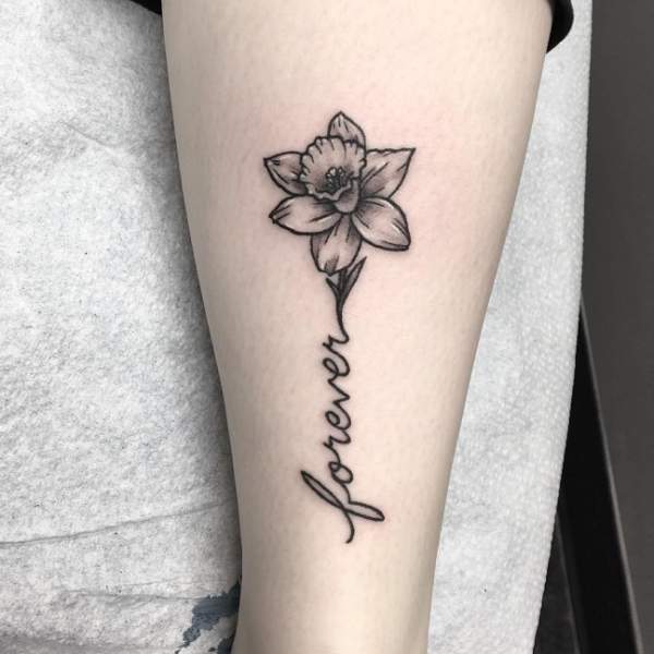 10 Beautiful Daffodil Tattoo Designs In 2023 | I Fashion Styles
