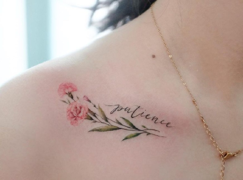12 Expressive Carnation Flower Tattoos With Pictures In 2023