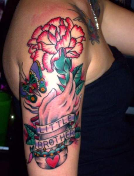 12 Expressive Carnation Flower Tattoos With Pictures In 2023