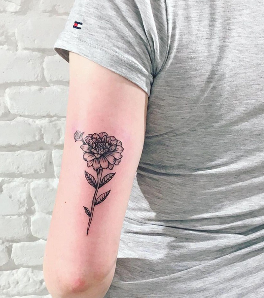 16 Awesome Dahlia Flower Tattoo Designs In 2023