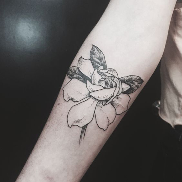 10 Eye-Catching Gardenia Flower Tattoo Designs And Ideas
