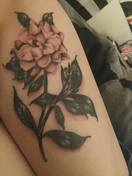 10 Eye-Catching Gardenia Flower Tattoo Designs And Ideas