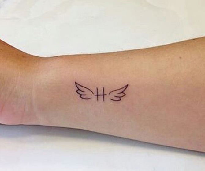 20 Fantastic H Letter Tattoo Designs with Images | I Fashion Styles