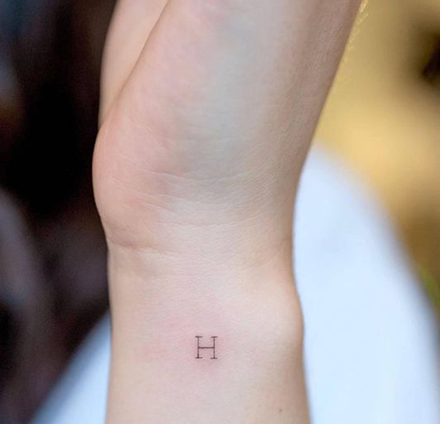 20 Fantastic H Letter Tattoo Designs with Images | I Fashion Styles