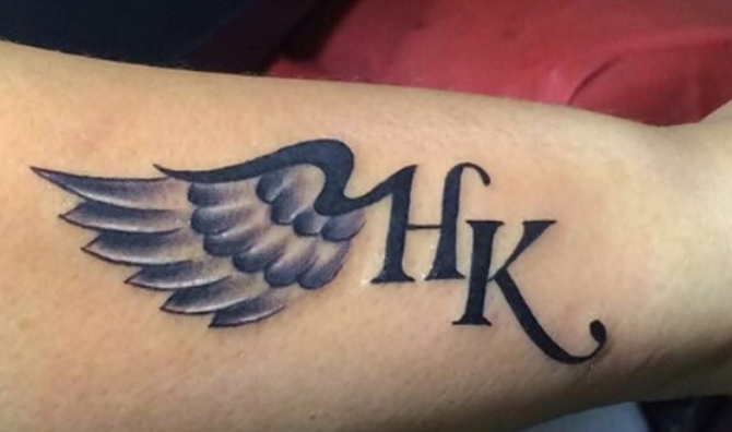 20 Fantastic H Letter Tattoo Designs with Images | I Fashion Styles