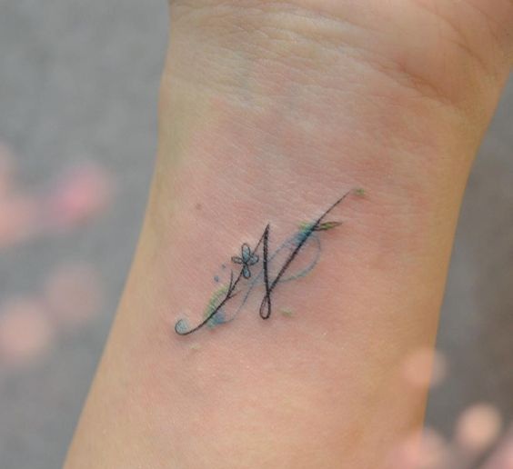 18 Extraordinary N Letter Tattoo Designs In 2023 | I Fashion Styles