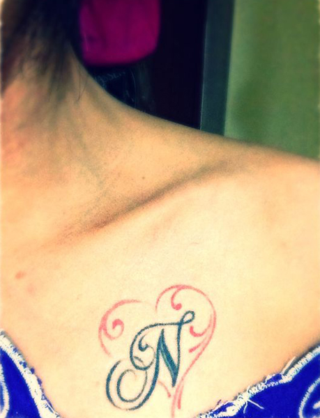 18 Extraordinary N Letter Tattoo Designs In 2023 | I Fashion Styles