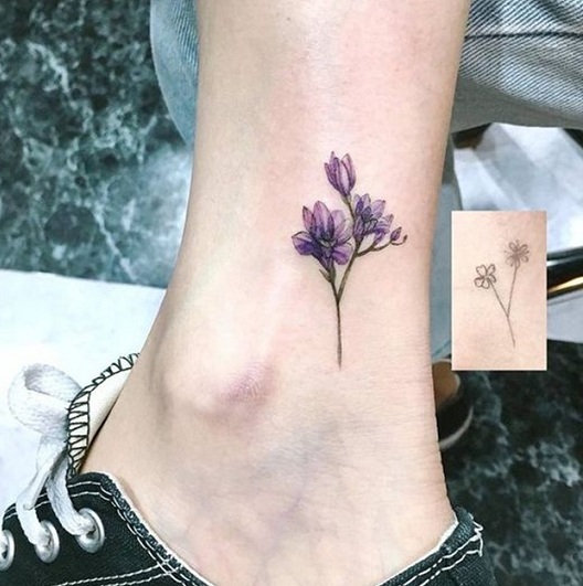 15 Freesia Flower Tattoo Designs That Make You Flip-In 2023
