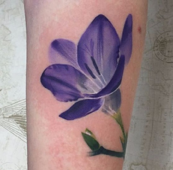 15 Freesia Flower Tattoo Designs That Make You Flip-In 2023