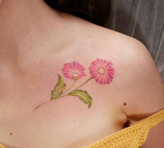 15 Trending Gerbera Flower Tattoo Designs With Meanings