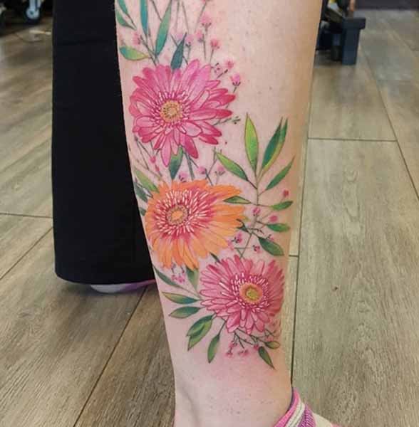 15 Trending Gerbera Flower Tattoo Designs With Meanings
