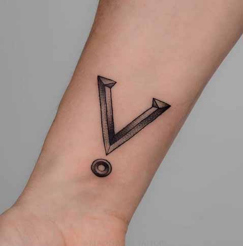 V Letter Tattoo Designs: 20 Trending Options In 2023