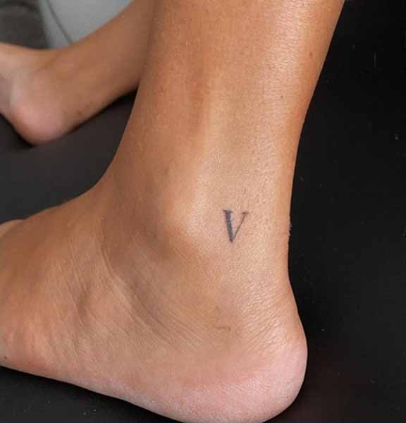 V Letter Tattoo Designs: 20 Trending Options In 2023